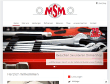 Tablet Screenshot of msm-industriebedarf.de
